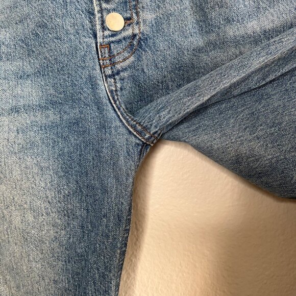 Reformation Jeans Womens Liza High Straight Button Fly Jean Size 31 - Picture 8 of 13